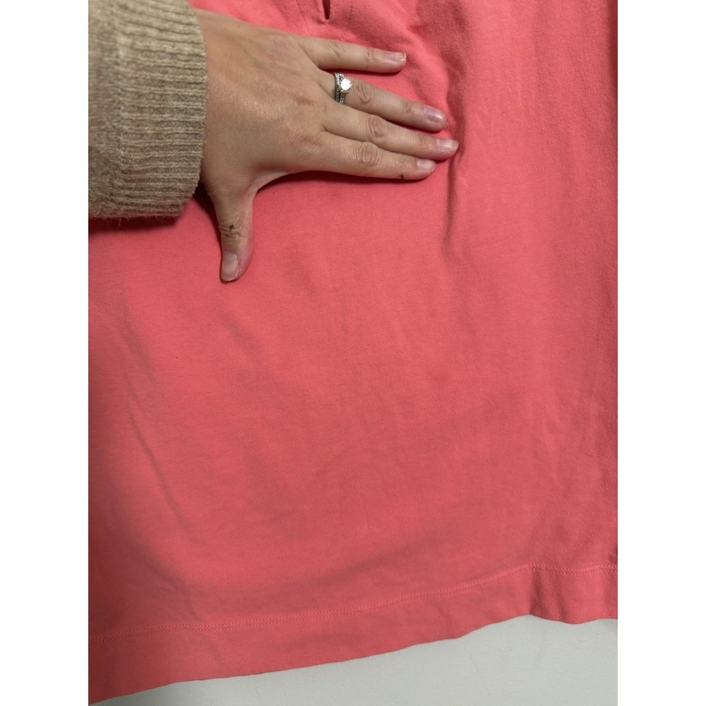 Kate Spade‎ Sz XL Classic Bow Tank Sleeveless Shirt Pink Preppy Barbie Luxe Chic - Picture 2 of 6